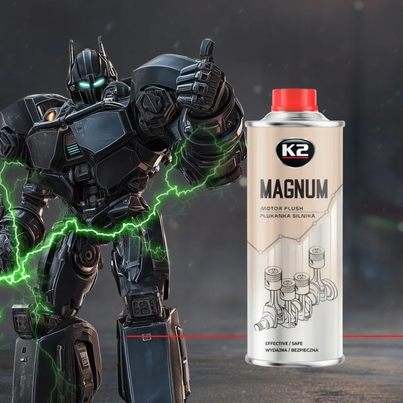K2 MAGNUM 500ml Płukanka do silnika, do płukania,do oleju,czyści,regeneruje