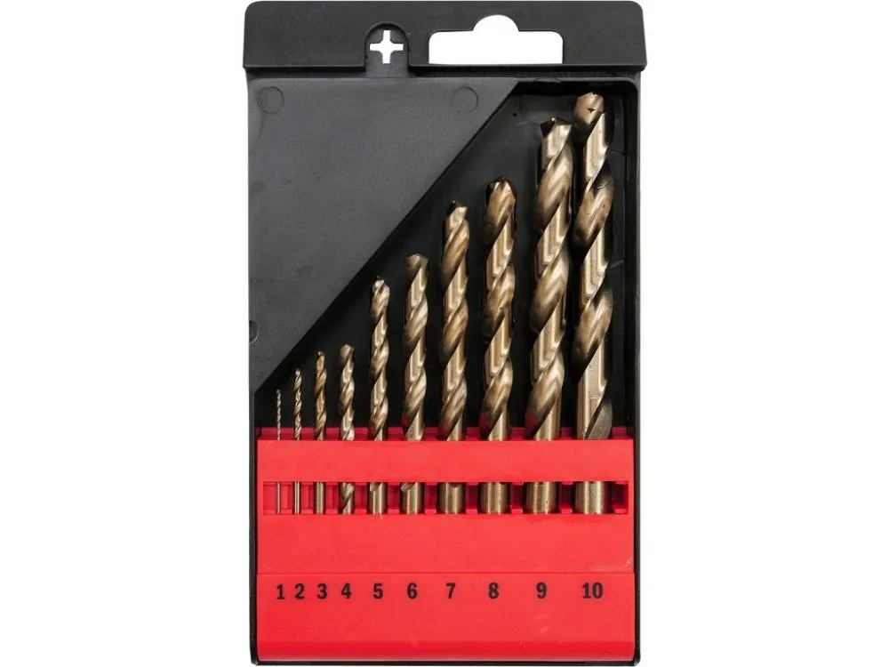 YATO ZESTAW WIERTEŁ DO METALU CO-HSS 10 SZT 1-10MM