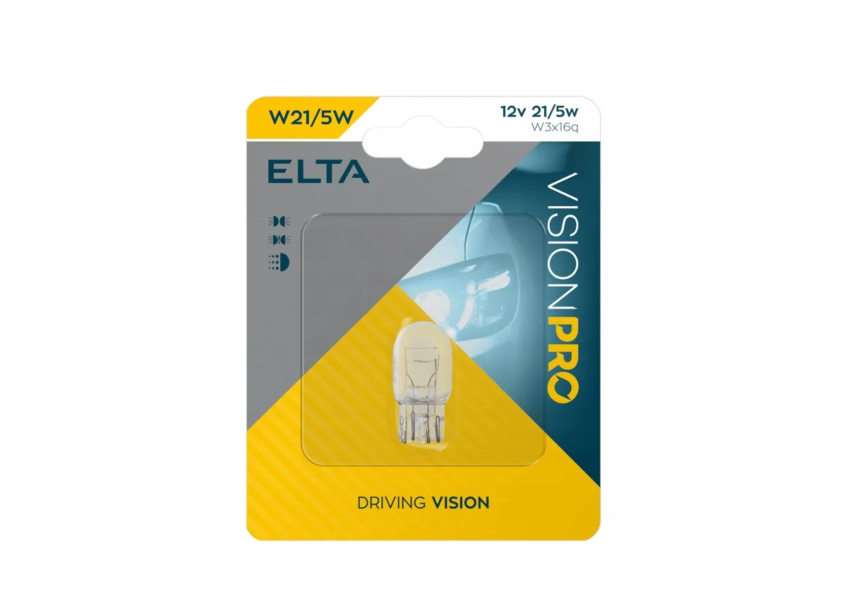 ELTA VISION PRO ŻARÓWKA 12V W21/5W W3x16q 21/5W BLISTER